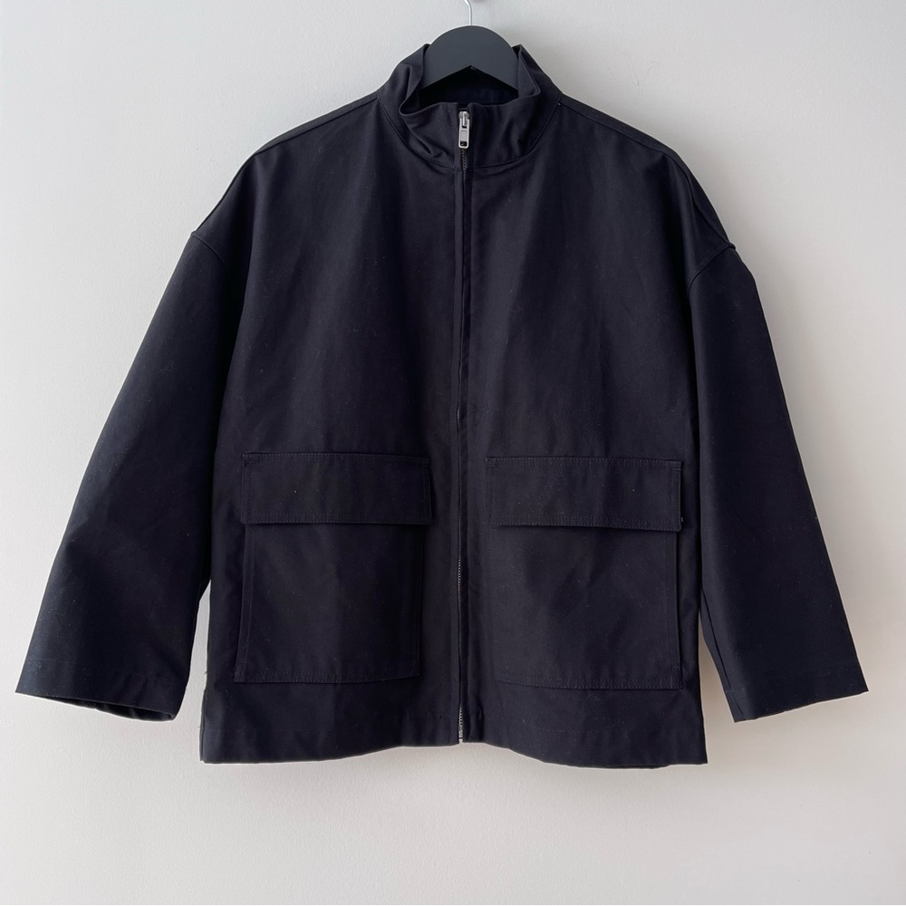 H&M OVERSIZED CANVAS JACKET